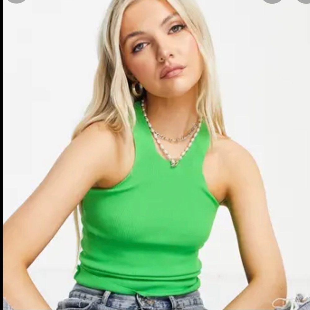 Topshop Ribbed Top